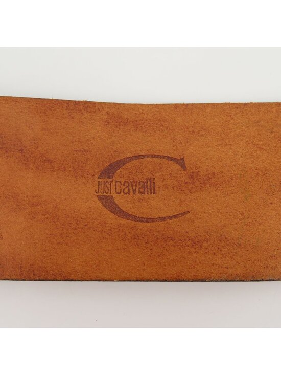 Just Cavalli Women 34 Brown Leather Wide Belt Boho Western Italy Roberto Cavalli main image 3